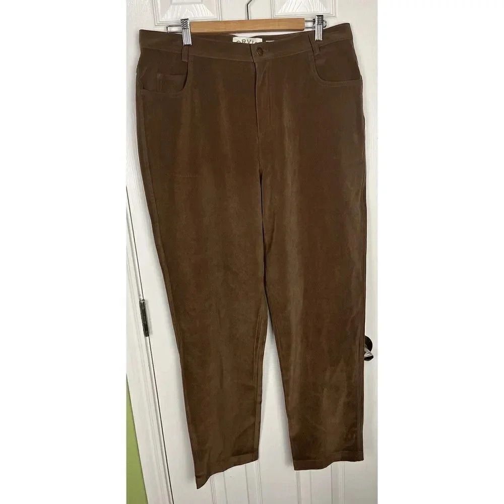 Orvis Women's Brown Pant Style OR-66AK Size 16 RN 70534